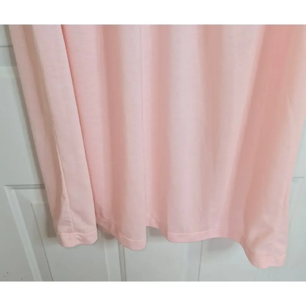 Vintage Vassarette Lacy Light Pink Nightgown Size Medium V Neck 35" L x 24" Wide - Picture 8 of 12